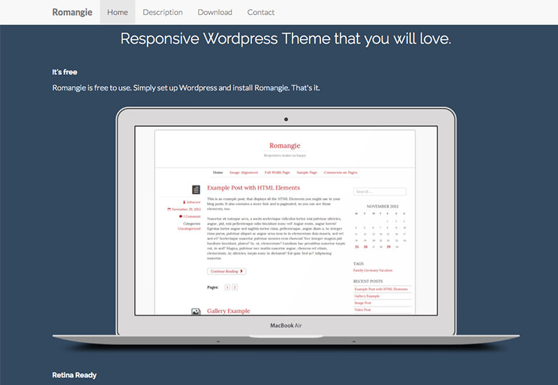 romangie theme 20 themes wordpress miễn phí ấn tượng nhất cho blog cá nhân