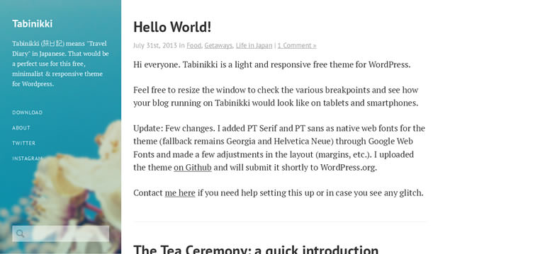 tabiniki theme 20 themes wordpress miễn phí ấn tượng nhất cho blog cá nhân